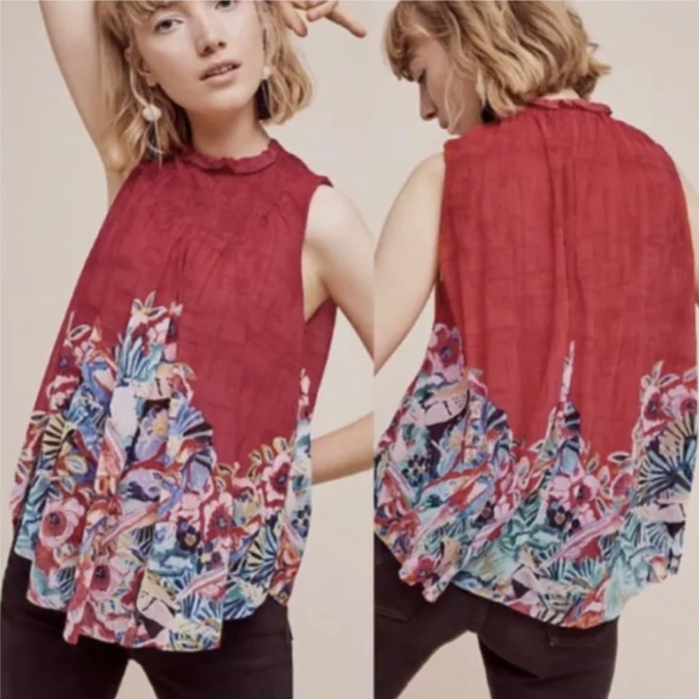 ANTHRO x DELETTA Epona Swing Sleeveless Top